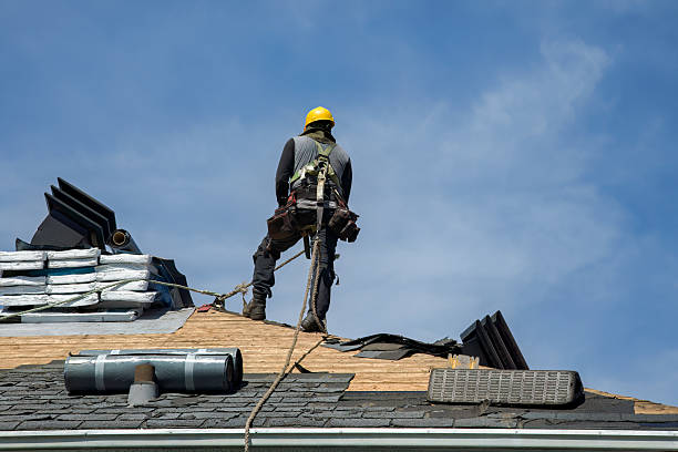 Professional Flat Roof Repair technician working in Greeley, IA
